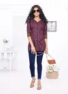 Aarvi Rangoon Lawn Cotton Ladies Top Catalog
